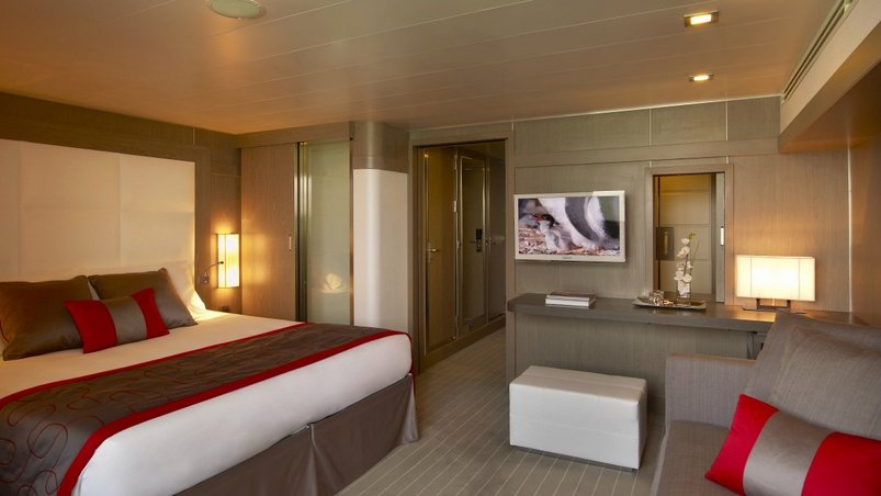 Superiorkabine an Bord der Le Boréal