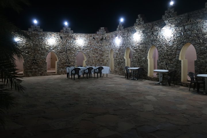 Innenhof des Hotels in Chinguetti