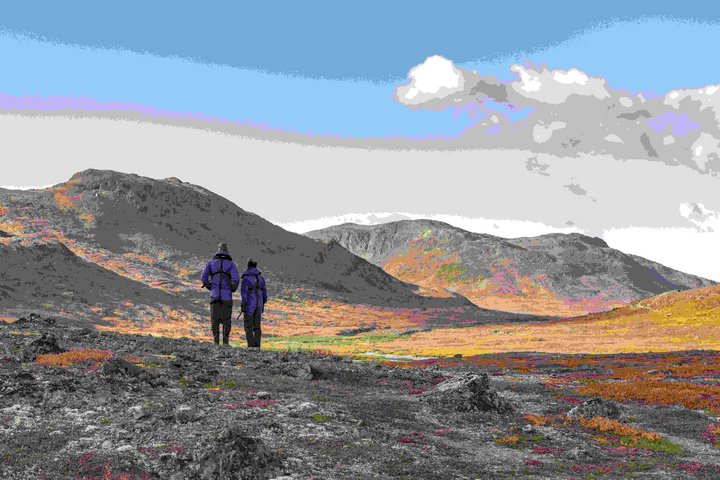 Torngat Mountains in Labrador Landschaft in Torngat Mountains in Labrador
