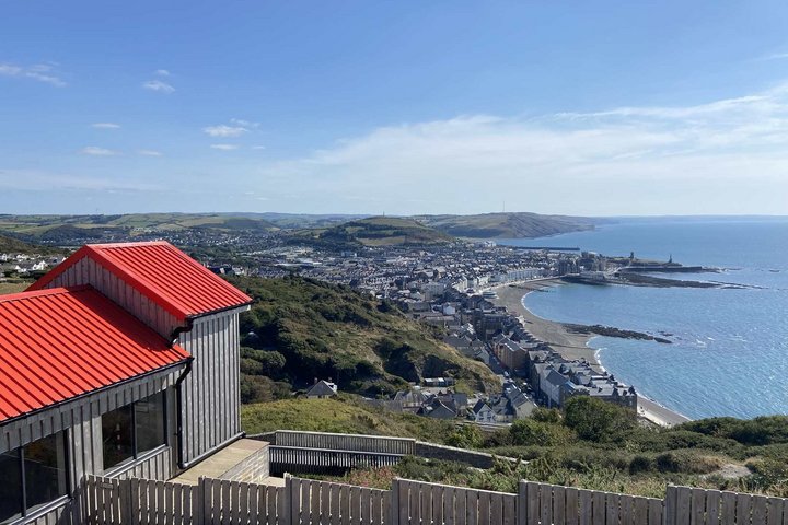 Aussicht vom Constitution Hill auf Aberystwyth Aussicht vom Constitution Hill auf Aberystwyth