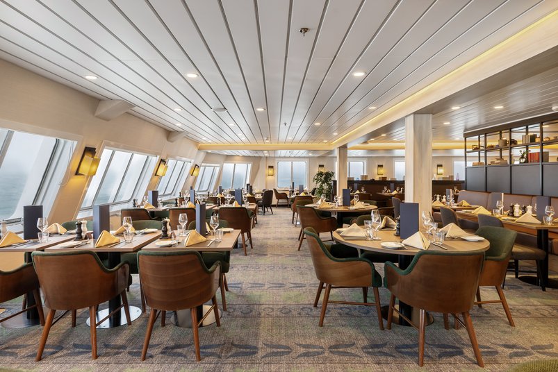 Restaurant Aune auf MS Spitsbergen