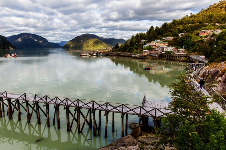 Tortel in Chile während einer Ponant Kreuzfahrt
