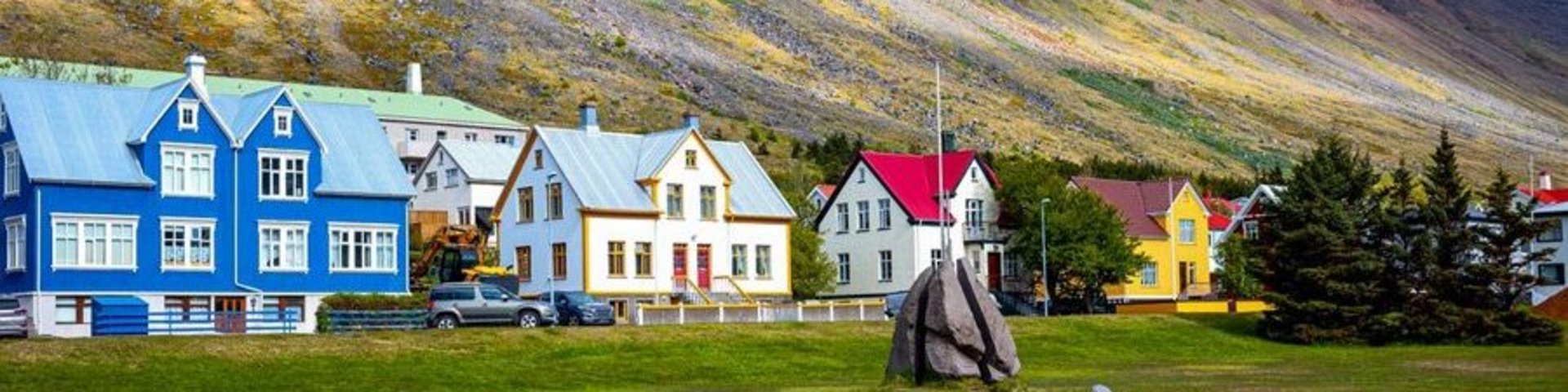 Traditionelle Häuser in Isafjordur Traditionelle Häuser in Isafjordur