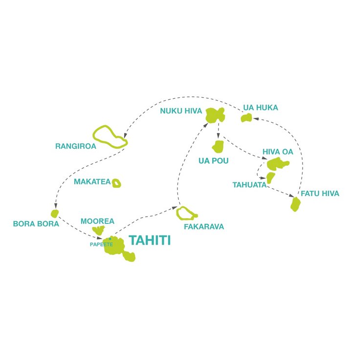 Routenkarte Aranui 5