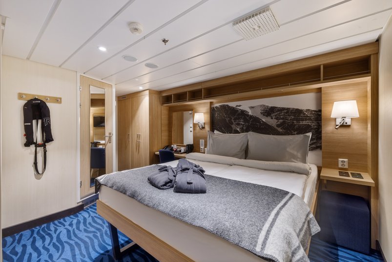 Innenkabine auf MS Spitsbergen