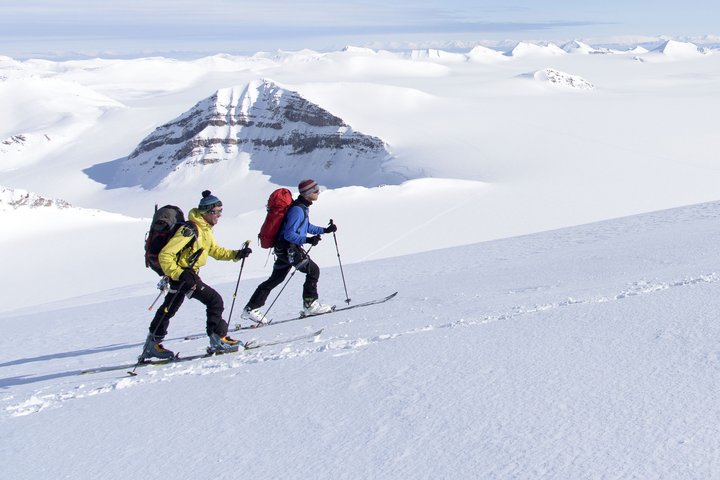 Skitour in Spitzbergen