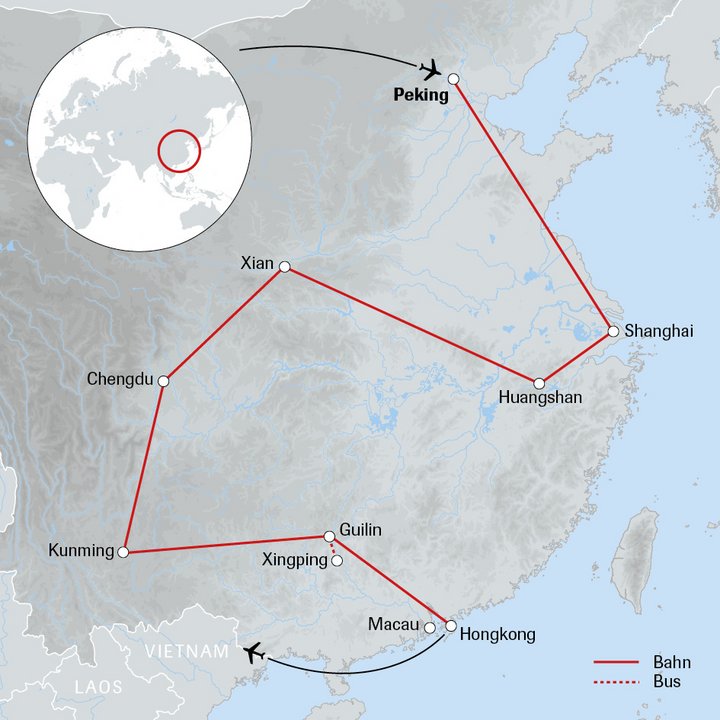 Karte China
