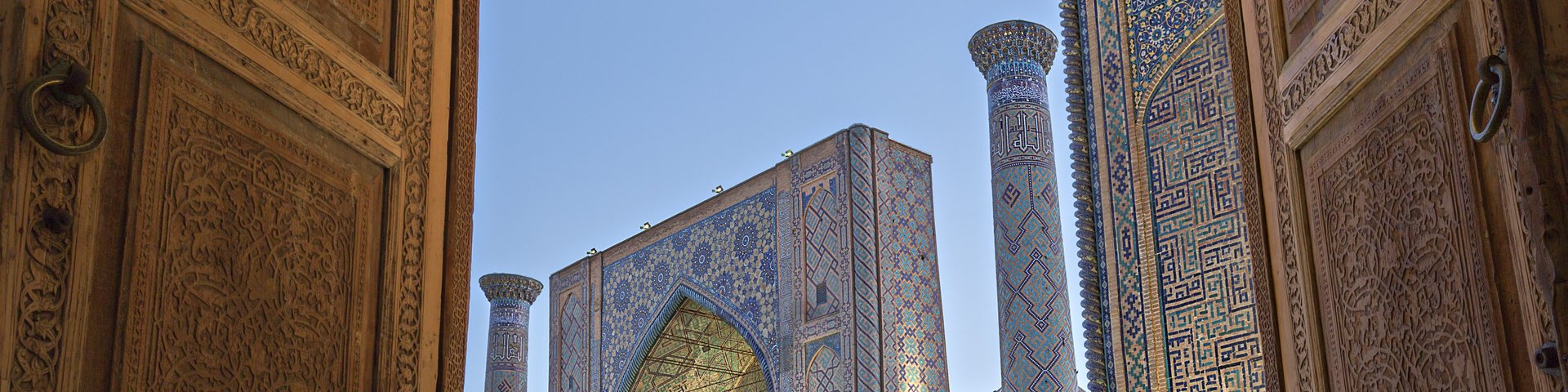Registan-Platz in der usbekischen Stadt Samarkand Registan-Platz in der usbekischen Stadt Samarkand