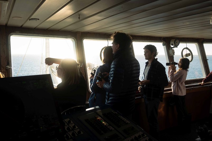 Kommandobrücke der Polar Athena