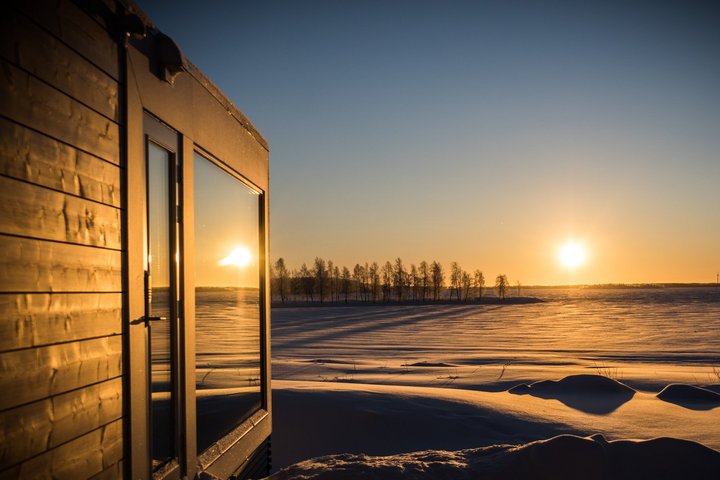 Glass Villa in Kemi mit Mitternachtssonne