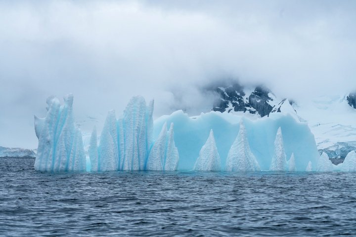 Eisberg bei Danco Island in der Antarktis