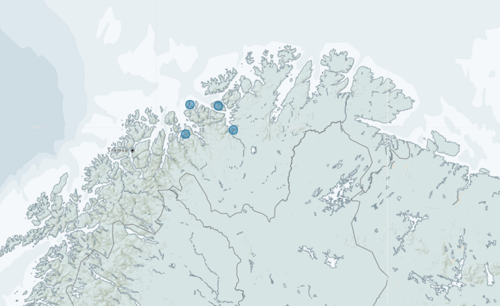 Routenkarte Wal- und Polarsafari mit dem Schiff Stockholm