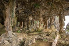 Höhle auf Rurutu in den Austral Inseln