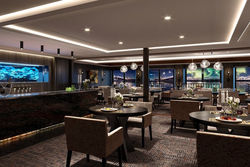 Restaurant Lindstrom auf MS Maud