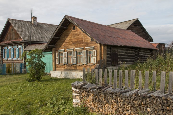 Russische Dörfer im Ural