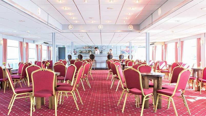 Sky Lounge auf dem Flusskreuzfahrtschiff Little Prince