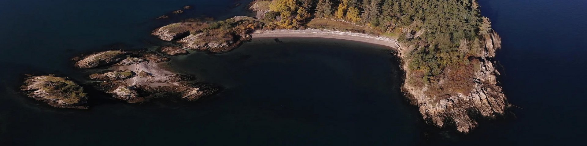 Insel in der San Juan Region bei Washington