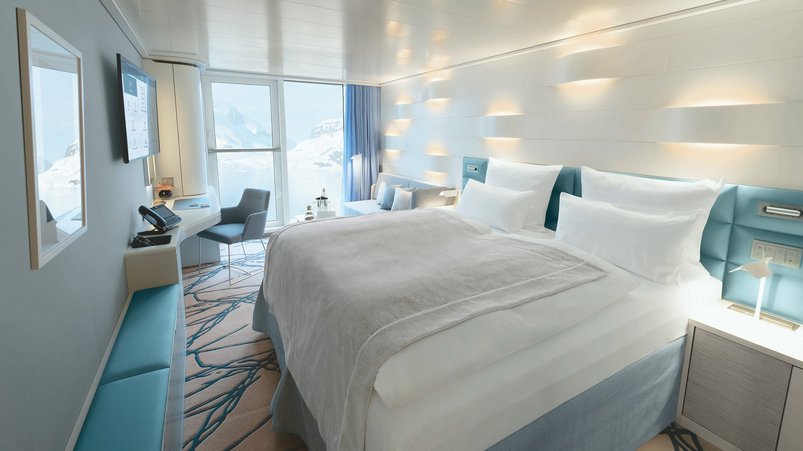 Doppelkabine mit Französischem Balkon bei Hapag-Lloyd Cruises