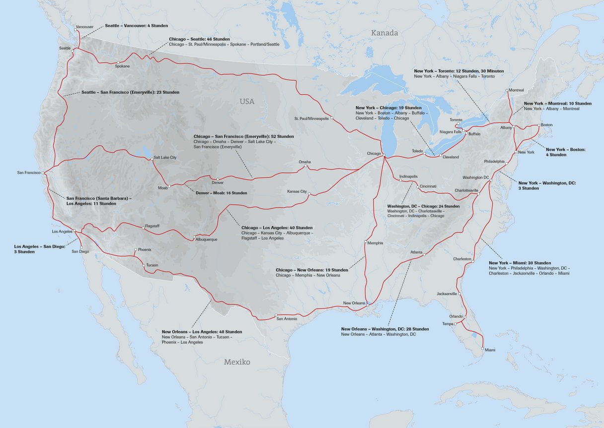 Routen USA