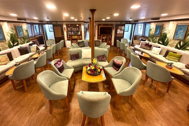 Lounge auf dem Kreuzfahrtschiff Panorama II