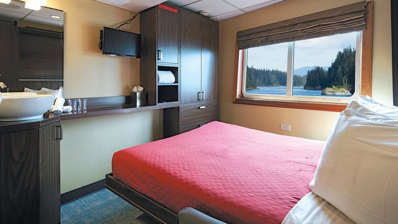 Version mit Bett in der Trailblazerkabine der Wilderness Explorer