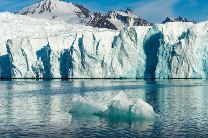 Gletscher auf Spitzbergen Gletscher auf Spitzbergen