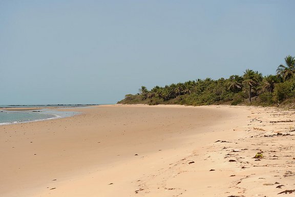 Sandstrand auf dem Bissagos-Archipel
