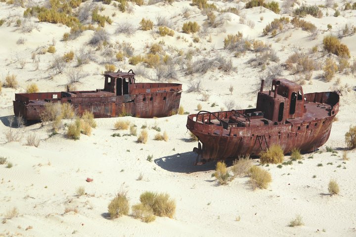Schiffsfriedhof im Aralsee