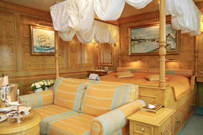 Eignerkabine auf der Sea Cloud II