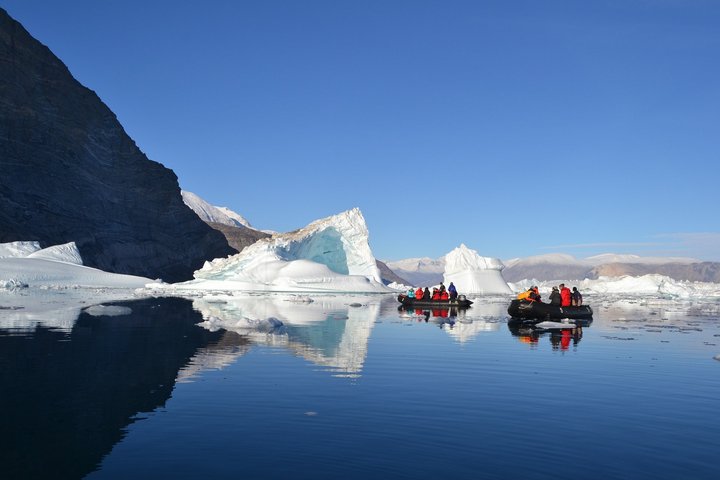 Zodiacfahrten in Grönland