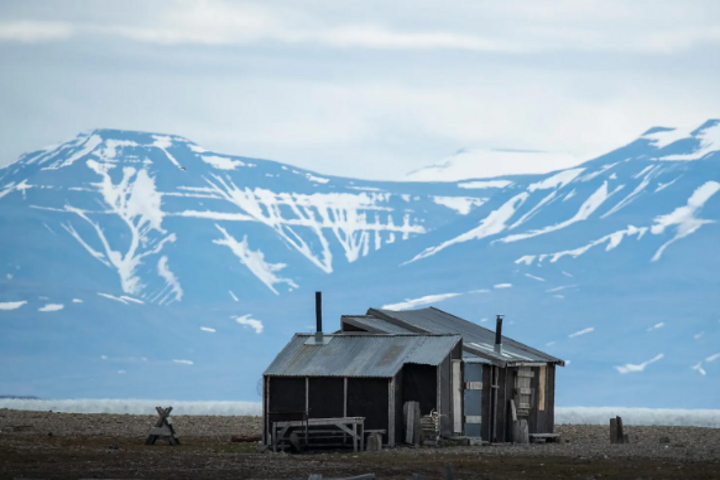 Hütte auf Spitzbergen
