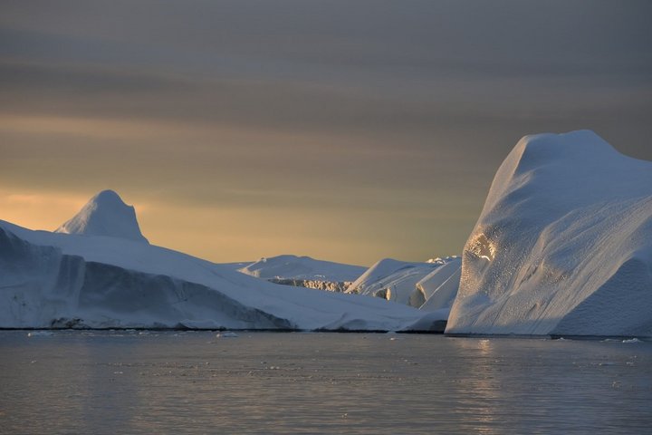 Eislandschaft in Grönland
