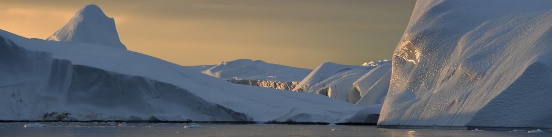 Eislandschaft in Grönland Eislandschaft in Grönland