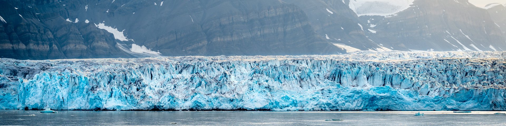 Gletscherfront auf Spitzbergen