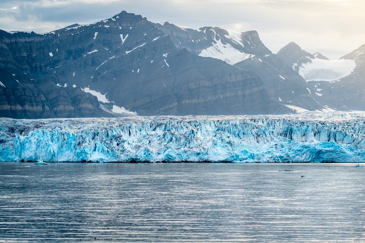 Gletscherfront in Spitzbergen