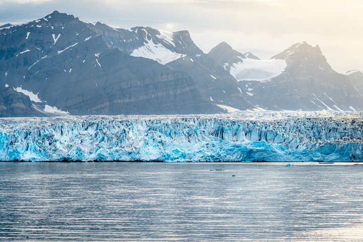 Gletscherfront auf Spitzbergen
