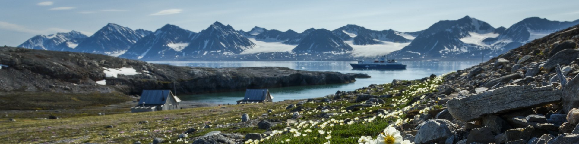 Tundralandschaft auf Spitzbergen
