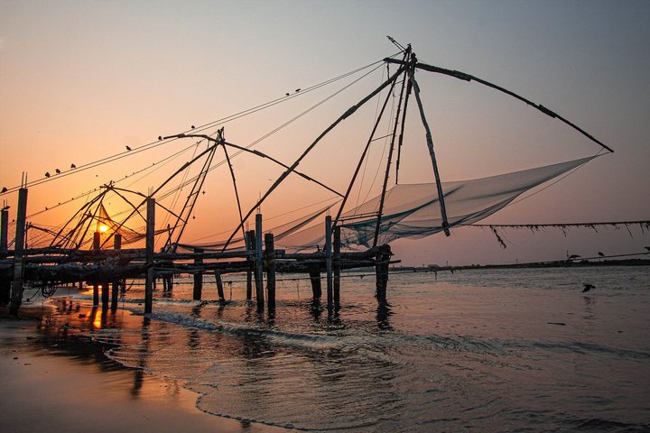 Chinesische Fischernetze in Kochi