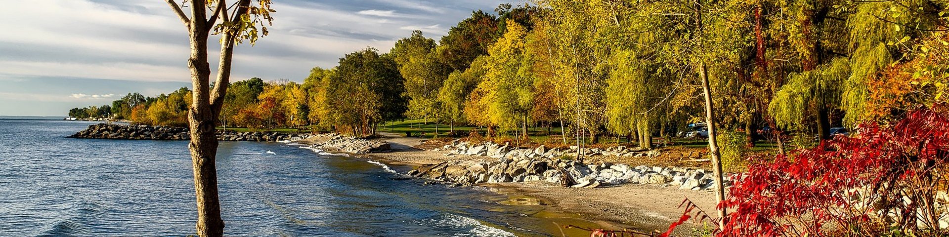 Schöne Naturkulisse am Lake Ontario