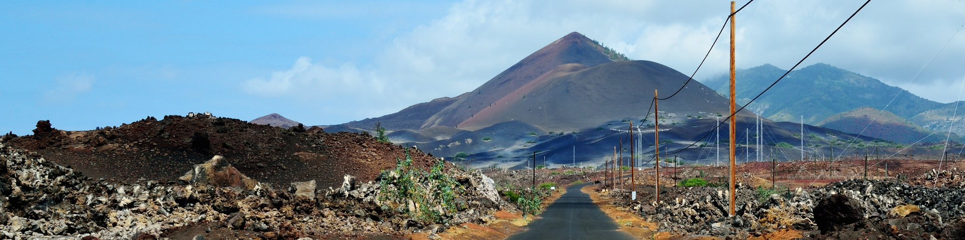 Strasse auf Ascension Island Strasse auf Ascension Island
