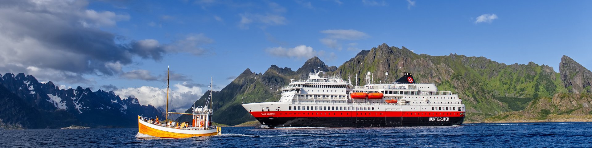 Die Finnmarken vor der Küste Norwegens