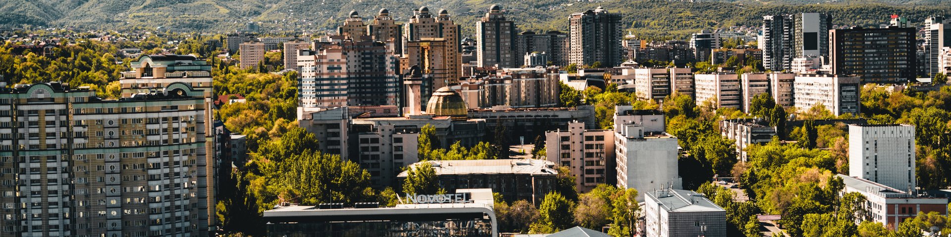 Stadtbild von Almaty