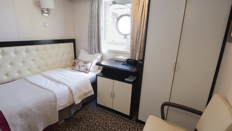 Einzelkabine auf der Ocean Atlantic