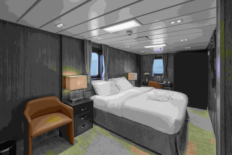 Premium Kabine auf dem Schiff "St. Helena"