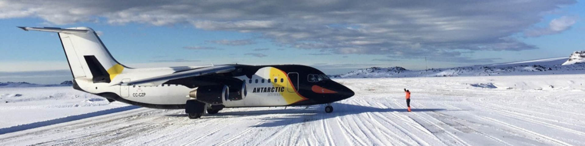 Flugzeug nach Antarctica