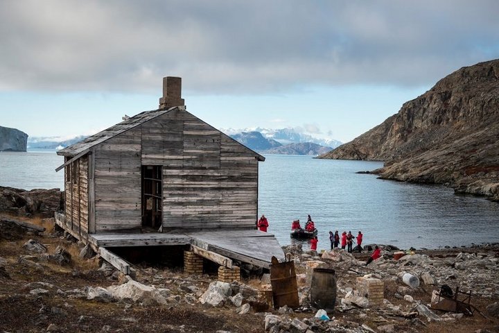 Alte Jagdhütte in Grönland