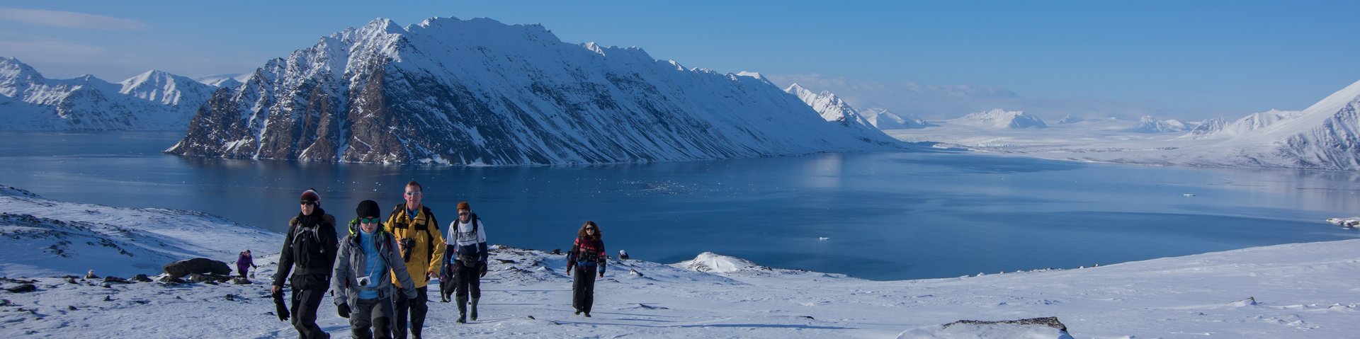 Wandern auf Spitzbergen