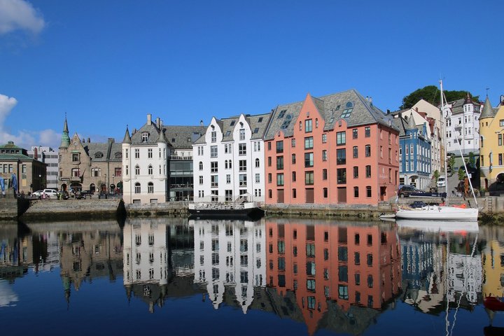 Alesund in Norwegen als Teil einer Norwegen Kreuzfahrt