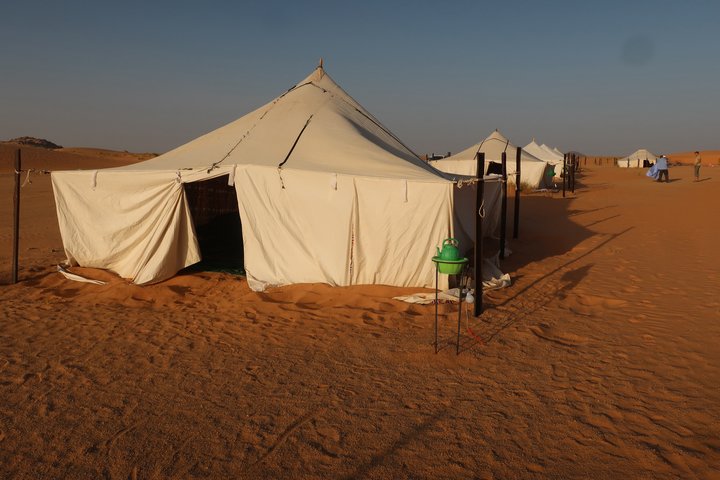 Zeltcamp bei Ben Amera in Mauretanien