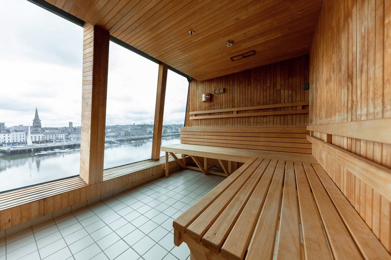 Sauna auf MS Maud